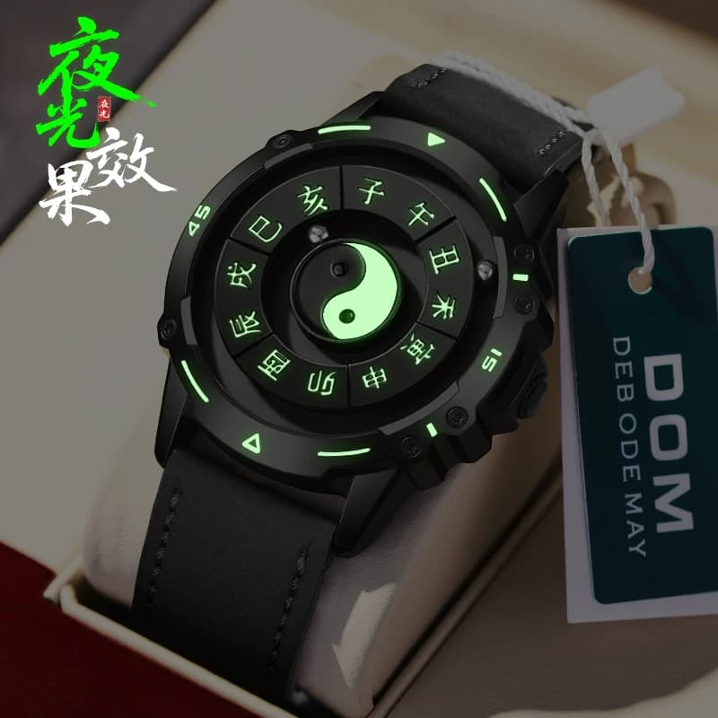 Luminous Black Leather