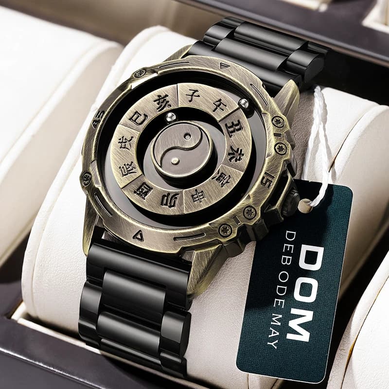 Antique Bronze Steel Band - Men's