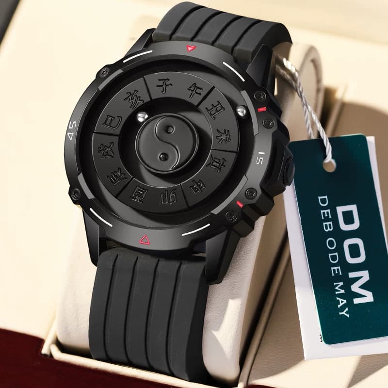 Black Silicone Band - Men's